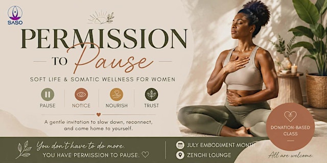 PERMISSION TO PAUSE: SOFT LIFE & SOMATIC WELLNESS FOR WOMEN OVER 35 primary image