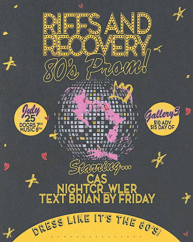 Imagen principal de Riffs and Recovery 80’s Prom