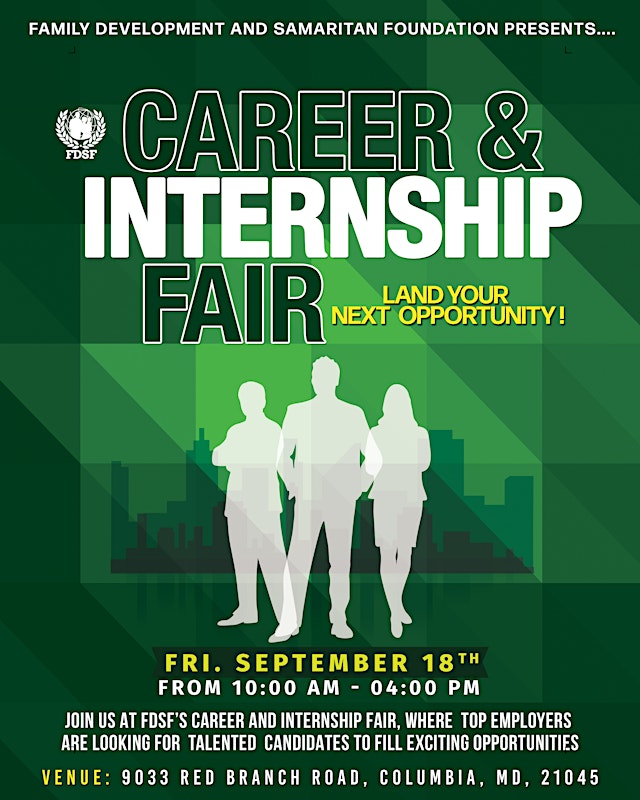 Career & Internship Fair: Hosted by FDSF primary image