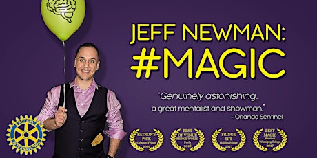 Jeff Newman: #MAGIC | Virtual Magic and Mind-Reading Fundraiser Performance primary image