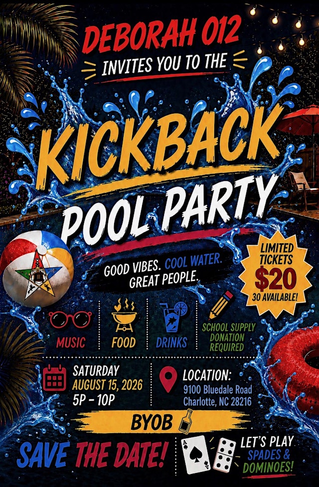 Image principale de Deborah’s Kickback Pool Party