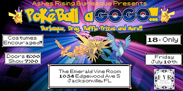 Imagen principal de Pokemon A GoGo at The Emerald Vine Room