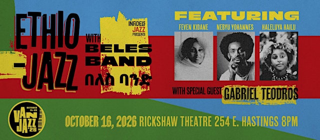 Imagem principal de Van Jazz 26' - Beles Band with special guest Gabriel Teodros