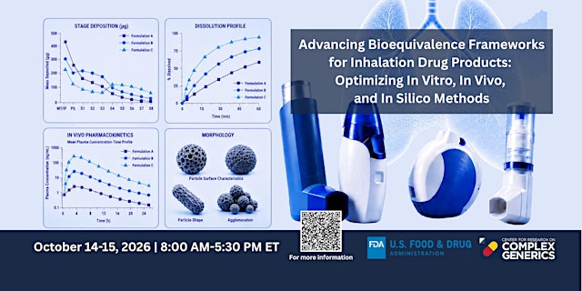 Image principale de Advancing BE Frameworks for Inhalation Drug Products: Optimizing Methods