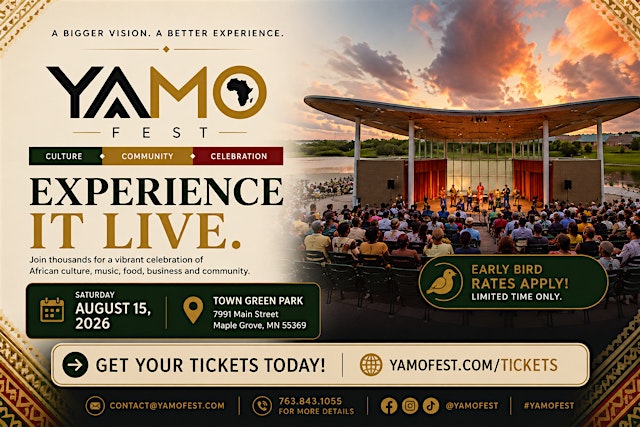 Imagen principal de YAMO FEST 2026 | African Cultural Festival in Minneapolis