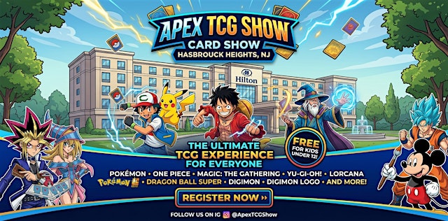 Image principale de Apex TCG Show: Card Show - Hasbrouck Heights, NJ