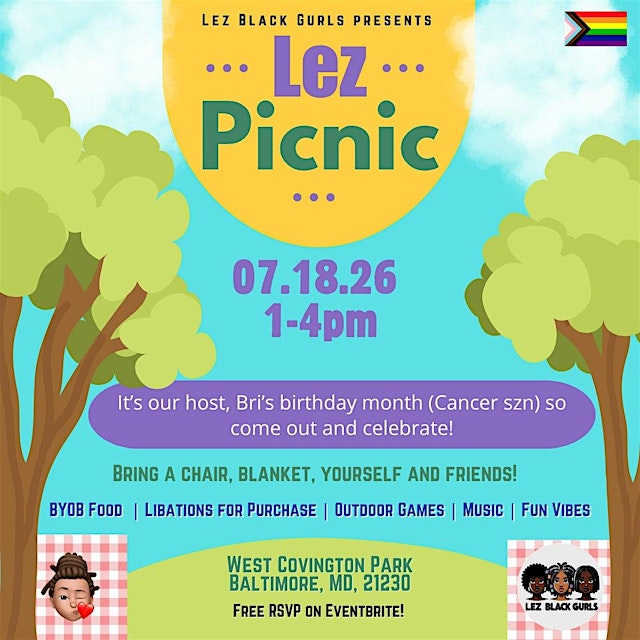 Image principale de Lez Black Gurls presents Lez Picnic