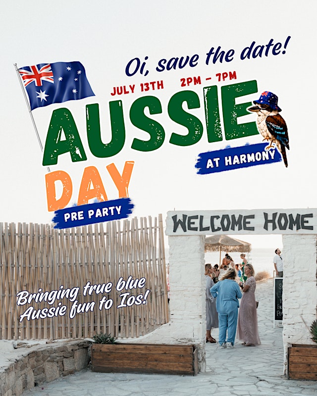 Image principale de Aussie Day Pre Party at Harmony Ios | Sun, Sea & Hottest 100 Countdown