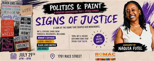 Image principale de Politics & Paint: Signs of Justice