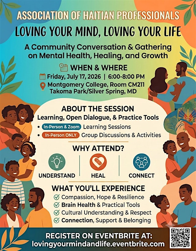 Image principale de Loving Your Mind, Loving Your Life | Community Conversation & Gathering