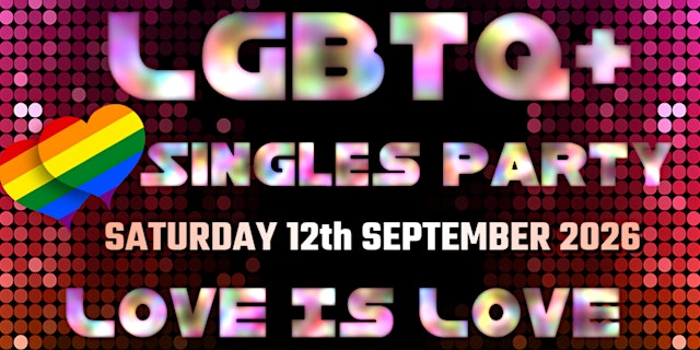 Primaire afbeelding van LGBTQ+ SINGLES PARTY !!