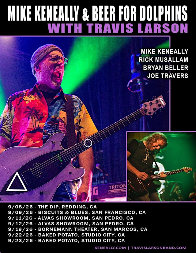 Image principale de Mike Keneally & Beer for Dolphins | Travis Larson