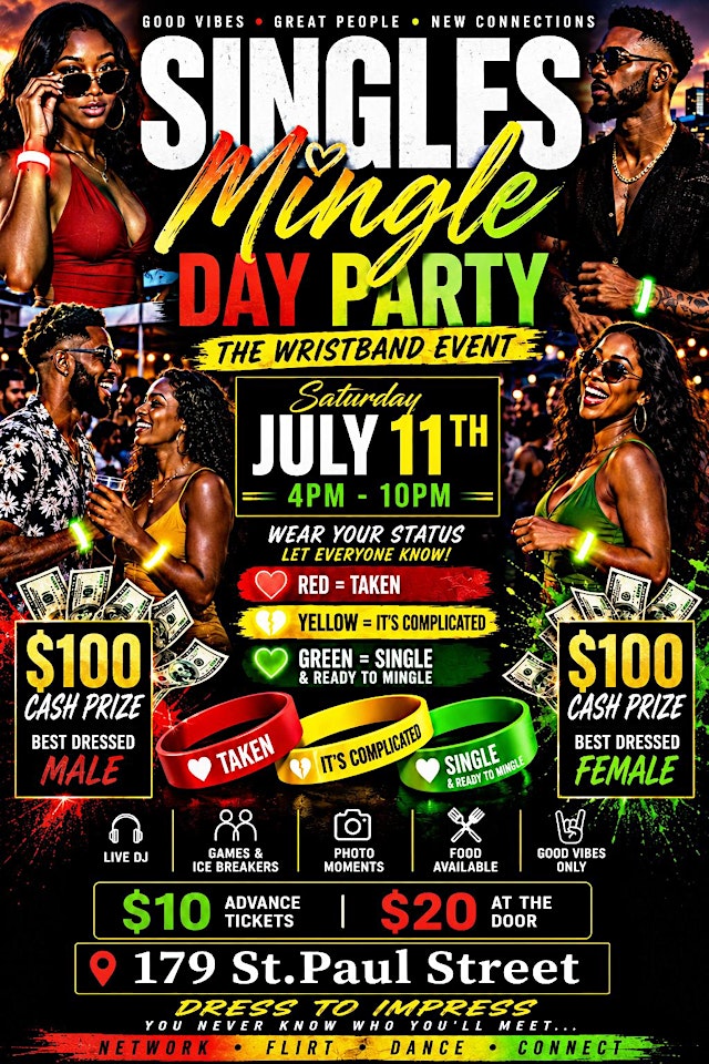 Image principale de SINGLES MINGLE DAY PARTY