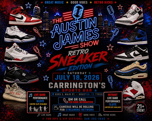 Image principale de The Austin James Show “Retro Sneakers Edition”