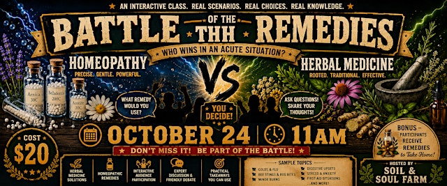 Imagem principal de Battle of the Remedies - Interactive Class