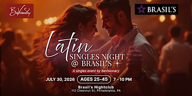 Image principale de Latin Singles Night @ Brasil's | 25-45
