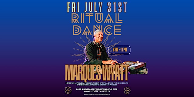 Imagen principal de RITUAL DANCE with Marques Wyatt