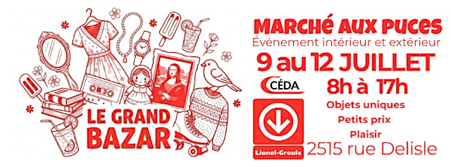 Image principale de Marché aux puces le Grand bazar du CÉDA