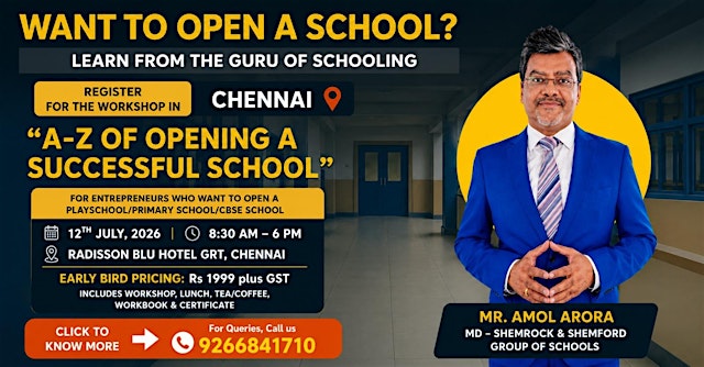 Image principale de Do you want to Open a Play School, Primary School or 10+2 School?
