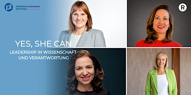 Hauptbild für Yes, she can – Leadership in Wissenschaft und Verantwortung