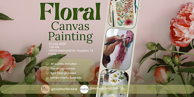 Image principale de Floral Canvas Painting
