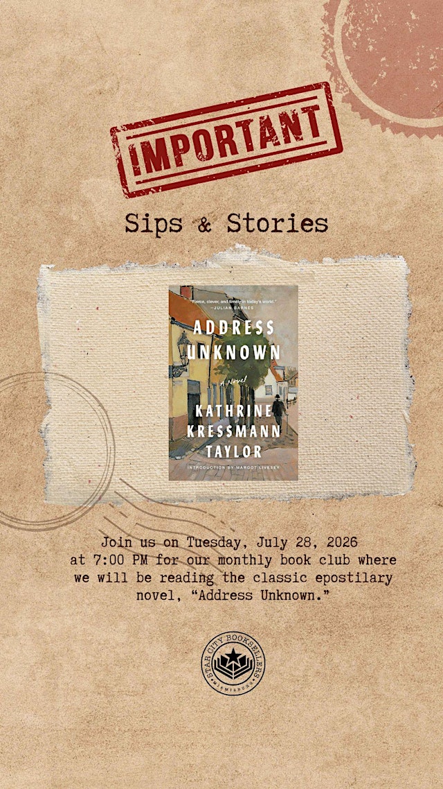 Imagem principal do evento Sips & Stories Book Club