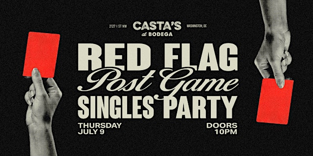 Image principale de Red Flag Singles Party at Casta's at Bodega