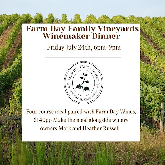 Imagen principal de Winemaker Cooking Class & Dinner -Cultivate Kitchen & Farm Day Winery