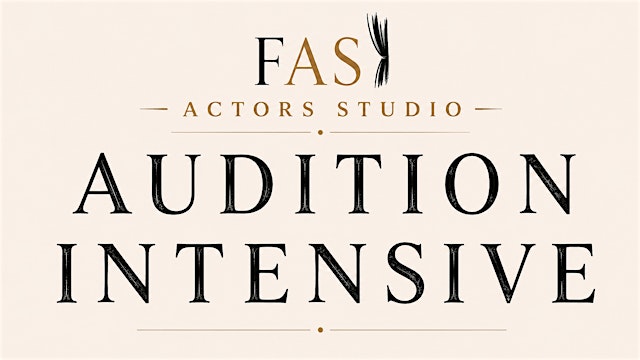 Image principale de Audition Intensive- Fall 2026