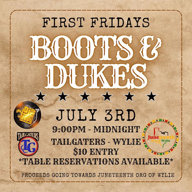 Image principale de First Fridays - Wylie Line Dancing | R&B | Hip-Hop Social with DJ Kevy Kev