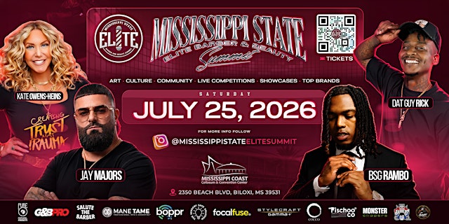 Mississippi State Elite Barber and Beauty Summit primary image