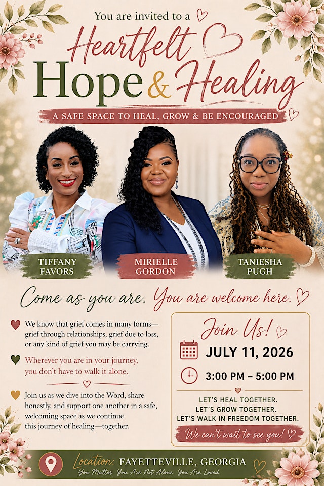 Heartfelt Hope and healing primary image