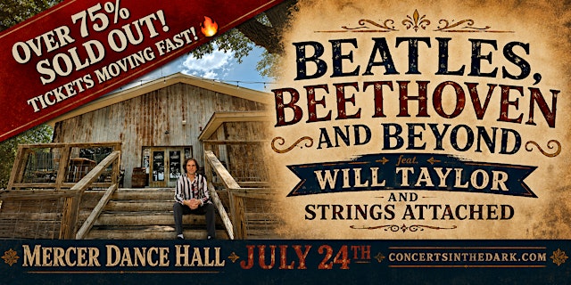 Image principale de Beatles, Beethoven & Beyond Concert in the Dark | Mercer Dancehall