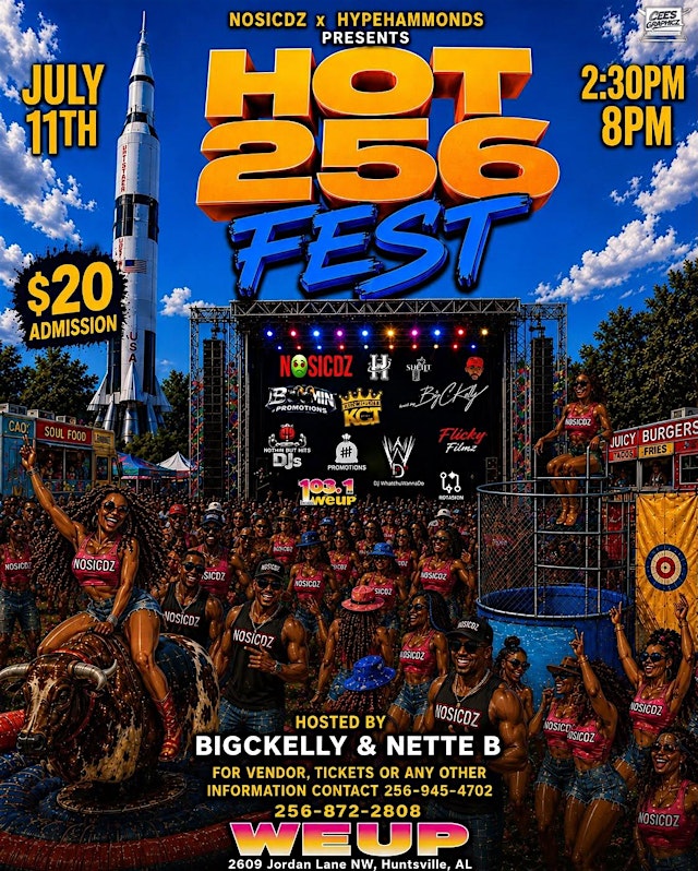 Imagen principal de Hot 256 Fest (Black Arts Festival Revamp) | July 11th