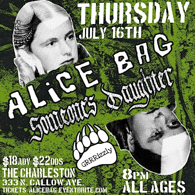 Image principale de ALICE BAG BAND // SOMEONE'S DAUGHTER // GRRRIZZLY