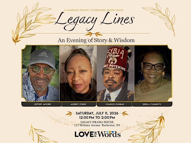 Image principale de Legacy Lines: A Chapbook Project Celebrating Senior Voices