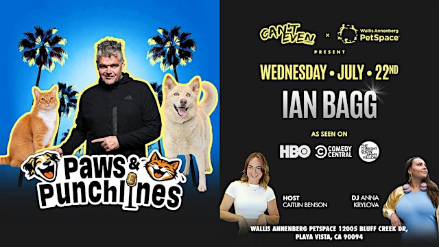 Image principale de Paws & Punchlines Comedy Show @ Wallis Annenberg PetSpace