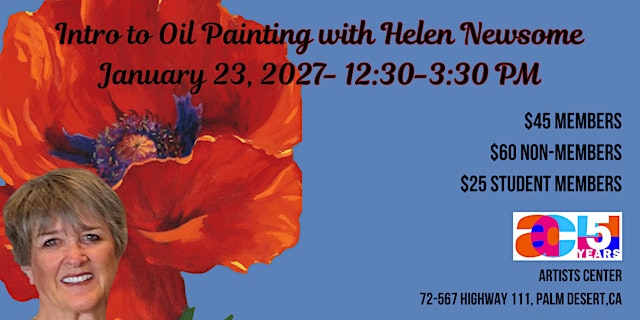 Image principale de Introduction to Oil Painting with Helen Newsome