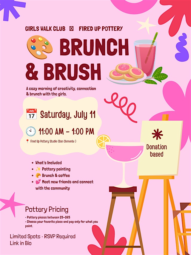 Image principale de Brunch & Brush ( Girls Walk Club)