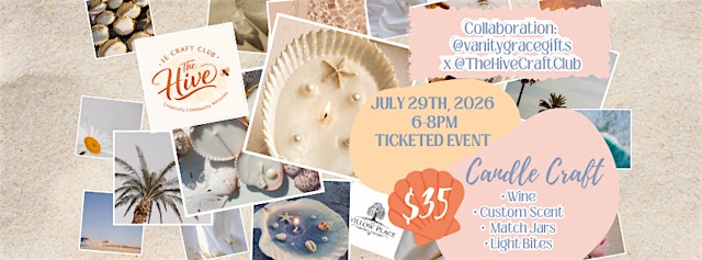 Image principale de Creative Candle Workshop Collaboration : Vanity Grace x The Hive Craft Club