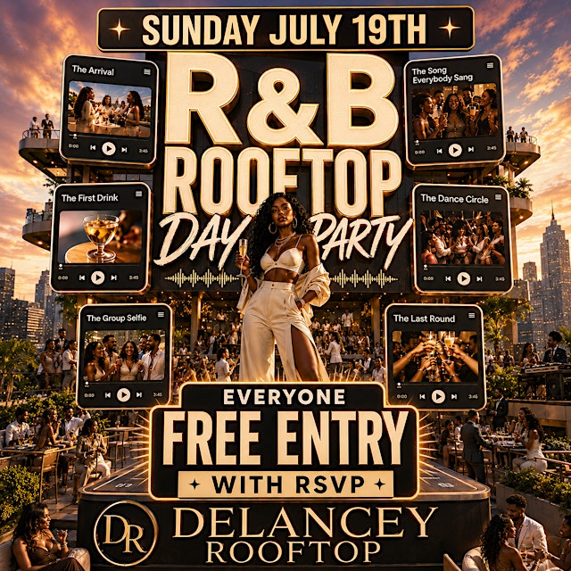 Image principale de R&B Rooftop Day Party at Delancey Rooftop