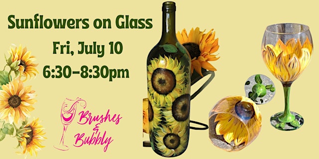 Image principale de Sunflower Glass Painting