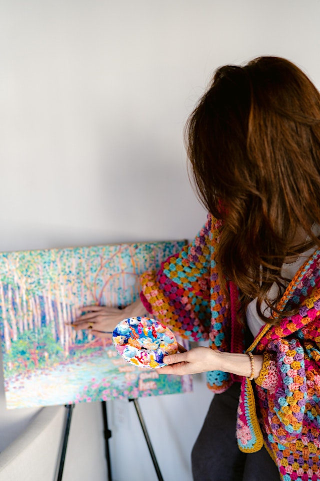 Primaire afbeelding van Acrylic nature painting class!