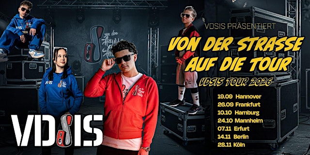 Hauptbild für VDSIS TOUR 2026 - MANNHEIM - Von der Strasse auf die Tour