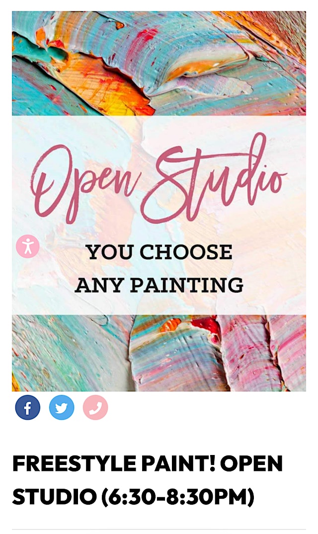 Freestyle Paint! Open Studio primary image