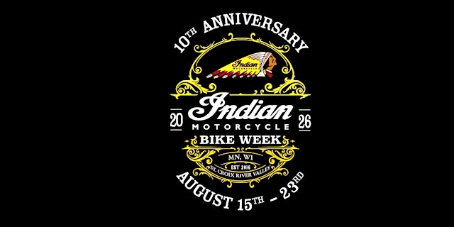 Image principale de INDIAN BIKE WEEK 2026 WORLD RECORD ATTEMPT for Longest Parade of Indians