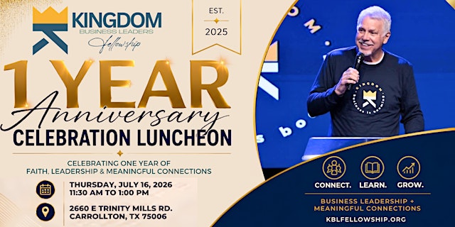 Imagem principal do evento KBLF 1-Year Anniversary Celebration Luncheon!