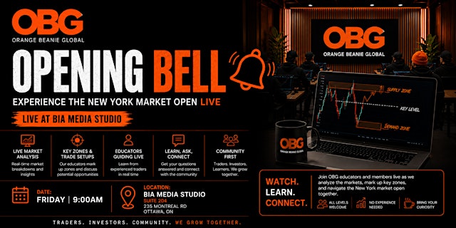 Image principale de Opening Bell Ottawa: Live Trading, Market Analysis & Financial Education