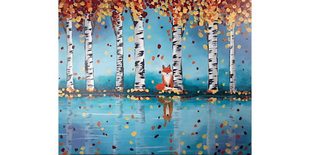 Imagen principal de Aspen Fox Reflections - Paint and Sip in San Francisco | Classpop!™