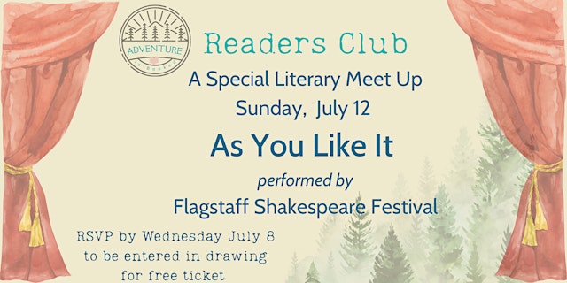 Image principale de Readers Club + Shakespeare Performance
